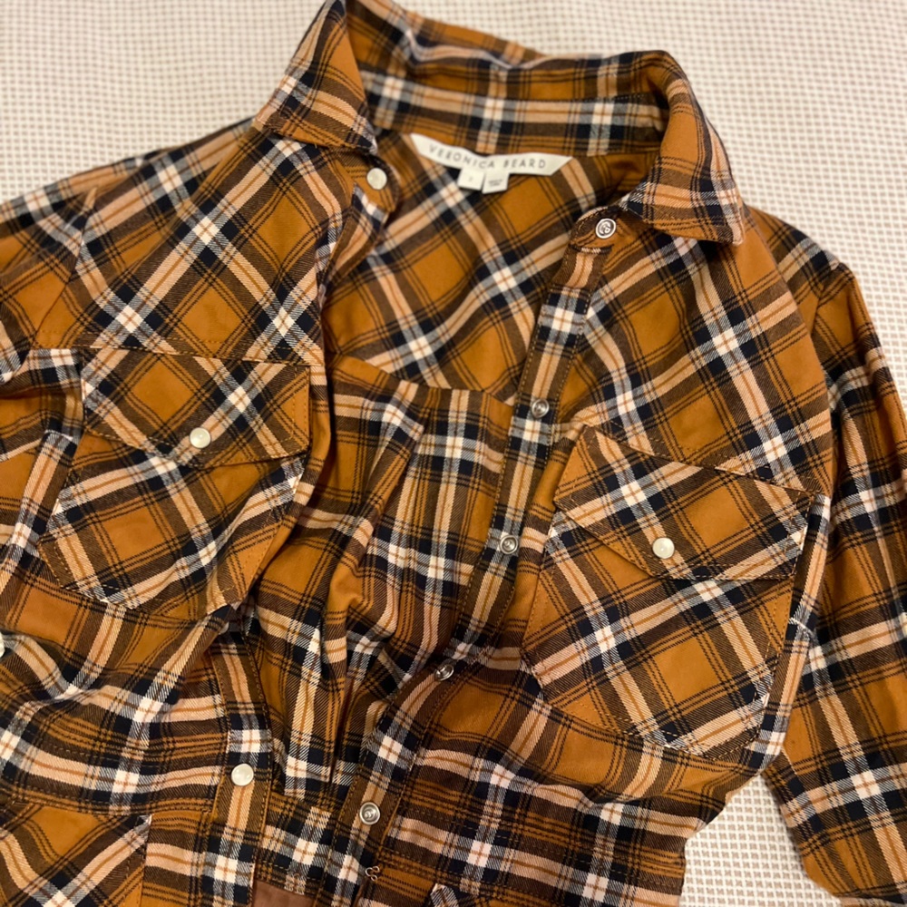 Veronica Beard Plaid Mini Dress